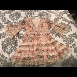 Authentic Zimmerman Lovelorn Floral Flutter Dress